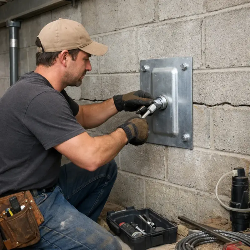 Bowing Wall Repair Edison
