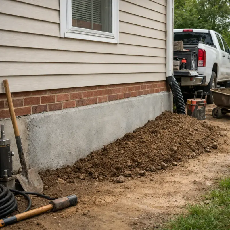 Foundation Crack Repair Edison